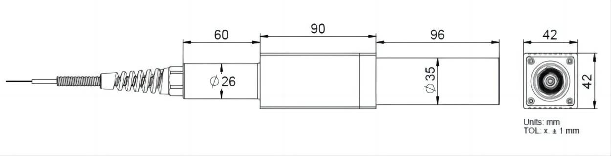 Fiber to Free Space 120W 1064nm Isolator