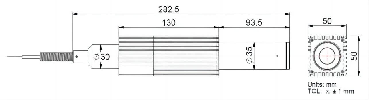 Fiber to Free Space 120W 1064nm Isolator