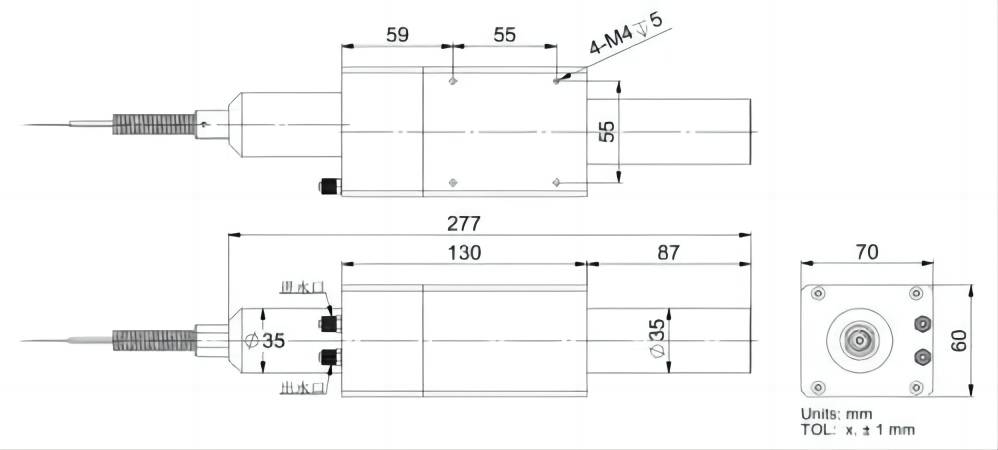 Fiber to Free Space 500W 1064nm Isolator