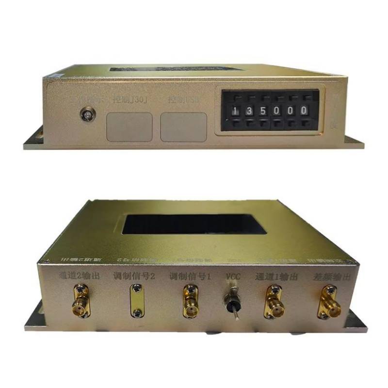 Figure 5 Physical image of the homogeneous dual channel acoustooptic driver