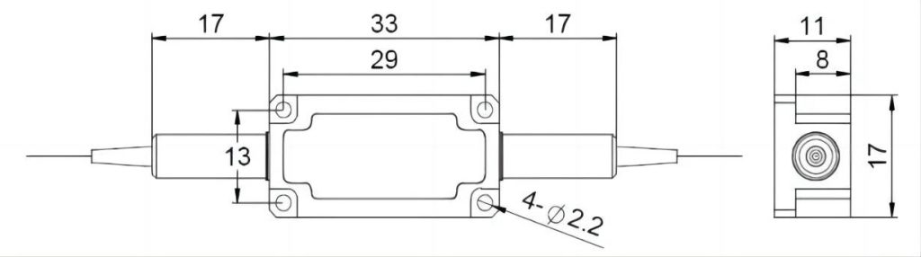 High Power(2W) Polarization Insensitive Isolator