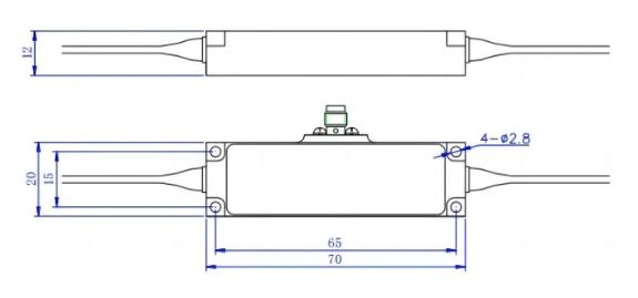 fiber coupled Acousto-Optic Modulator