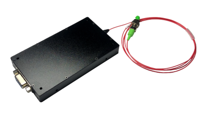 Actual picture of high-power laser