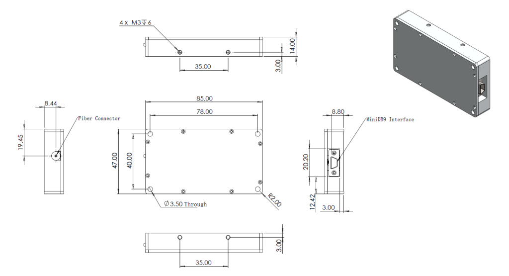 Narrow linewidth laser structure