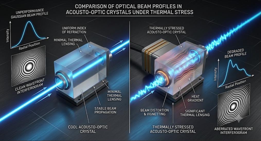 aom-thermal-lensing-beam-profile-distortion