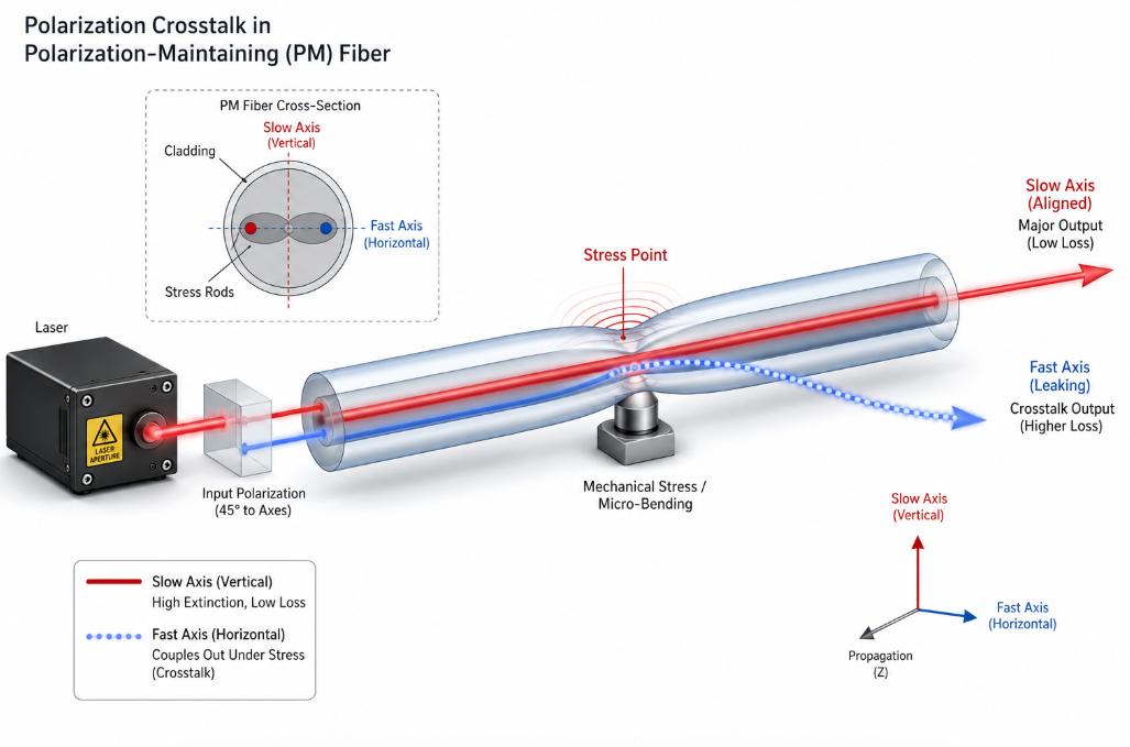 fiber-aom-polarization-extinction-ratio-degradation