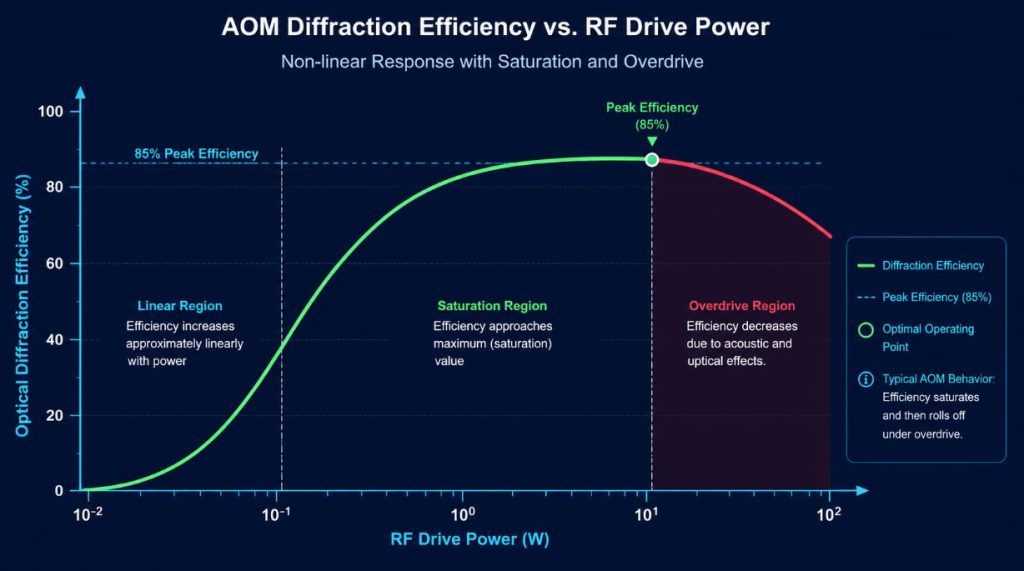 fiber-aom-rf-power-vs-diffraction-efficiency-curve