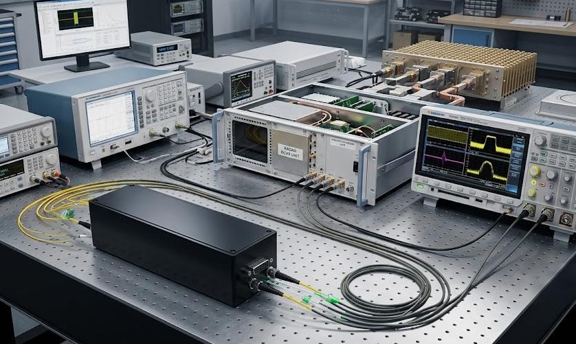 optical-delay-line-radar-calibration-setup